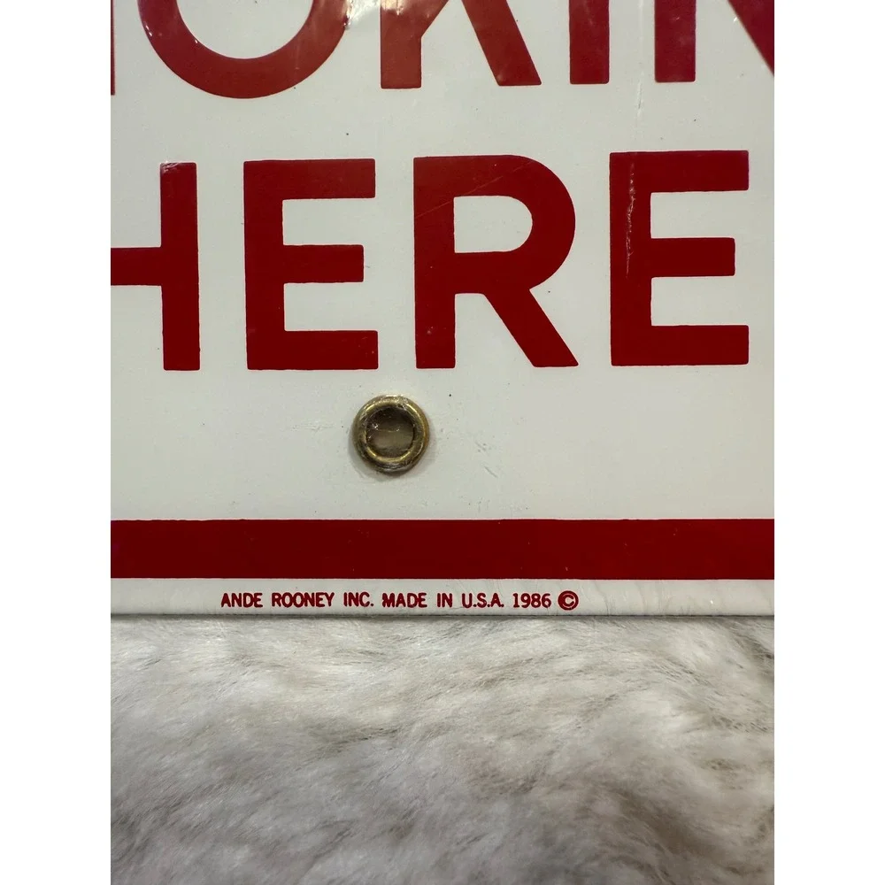 Porcelean Enameled Sign 